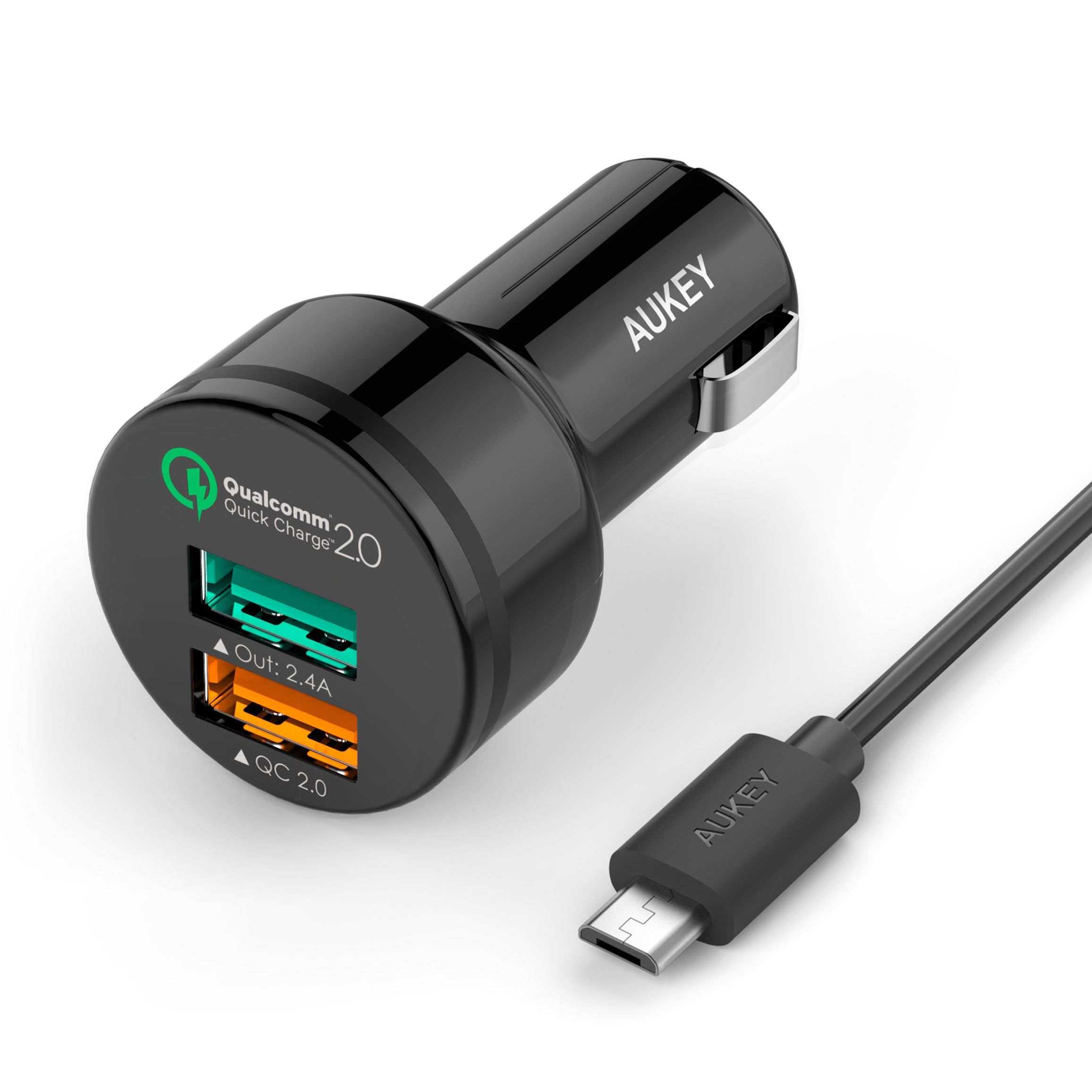 Powerful 2x ports USB charging  for motorists.