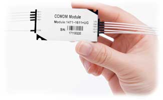 Compact CCWDM MUX/DEMUX