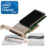 Server Network Card 10G 4x SFP+ four SFP+ ports (Intel XL710 Based)