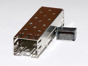 SFP transceiver cage connector